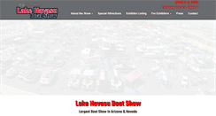 Desktop Screenshot of lakehavasuboatshow.com